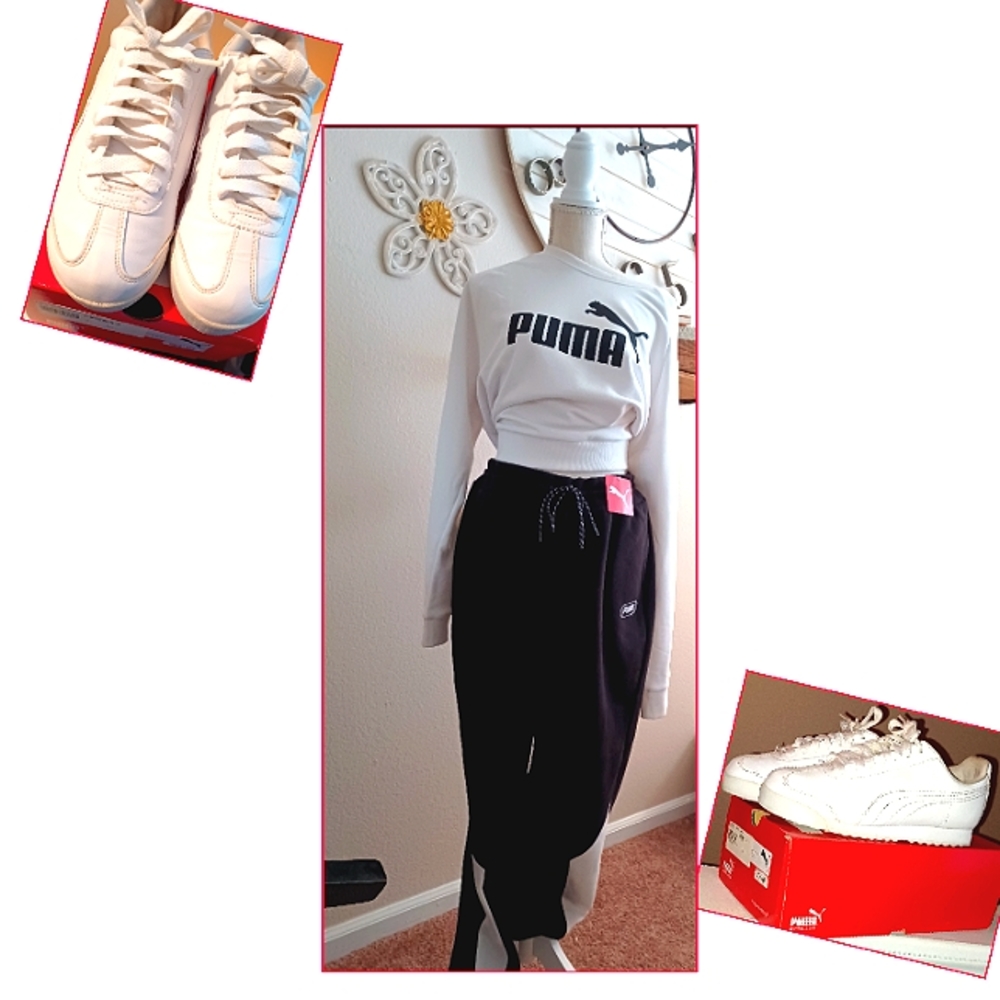 BRAND NWT* PUMA STYLE SWEATSHIRT & PAINTS